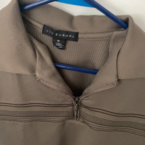Via Europa Polo Shirt Size Medium - Picture 3 of 4